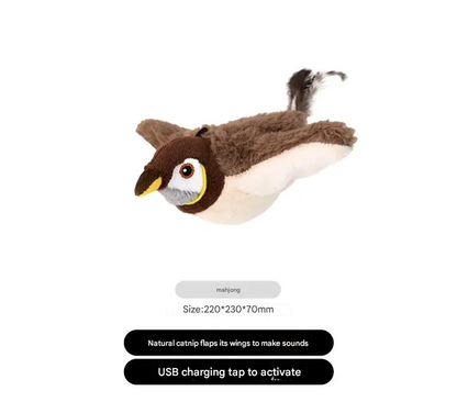 moving critter pet toy w/sound and USB charger