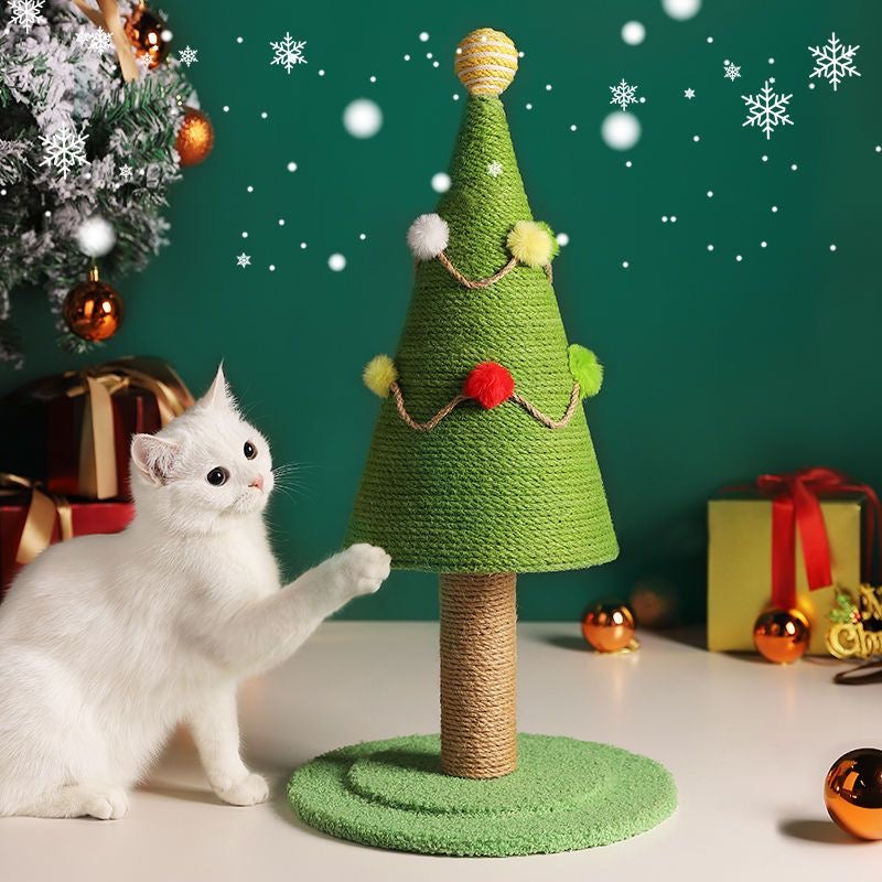 Christmas Tree Scratching Cat Toy