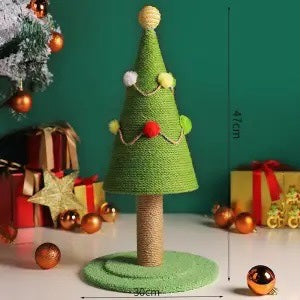 Christmas Tree Scratching Cat Toy