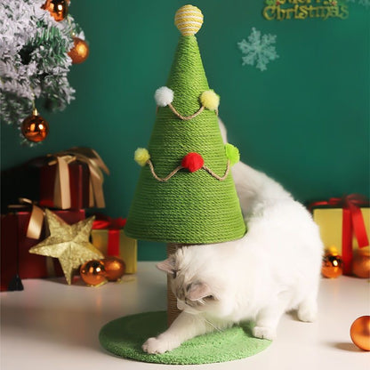 Christmas Tree Scratching Cat Toy