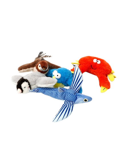 moving critter pet toy w/sound and USB charger