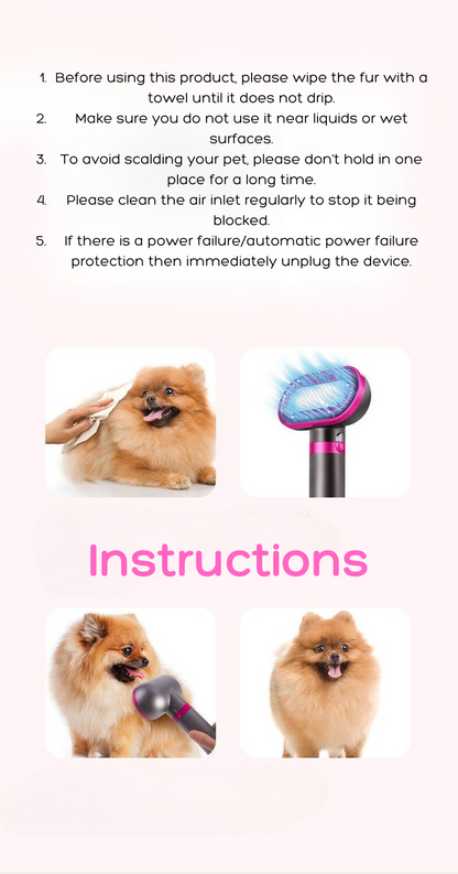 Pet Hair Dryer & Styler