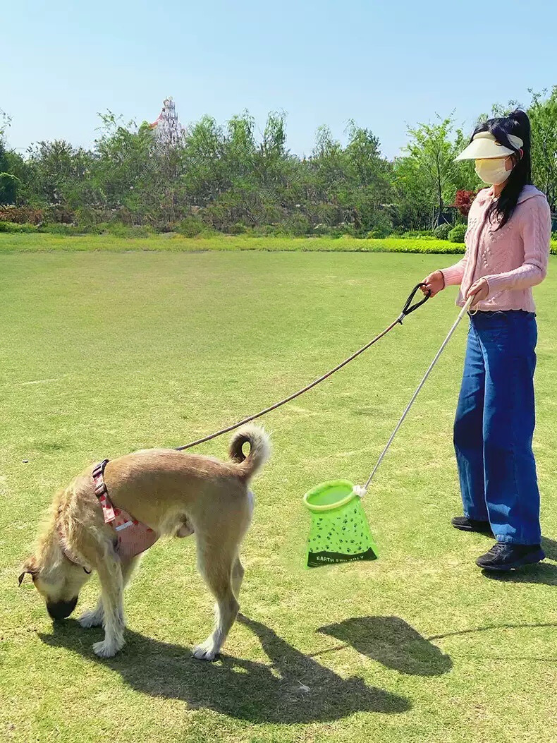 Dog hands free poo picker