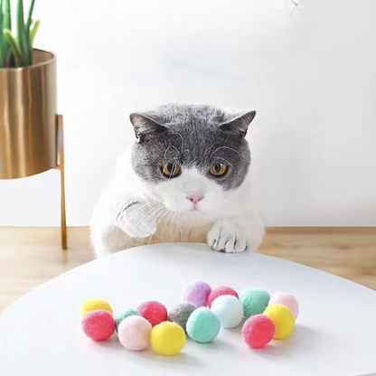 Cat Plush balls and Toy gun