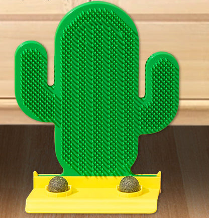 Cactus cat scratcher with Cat nip holder