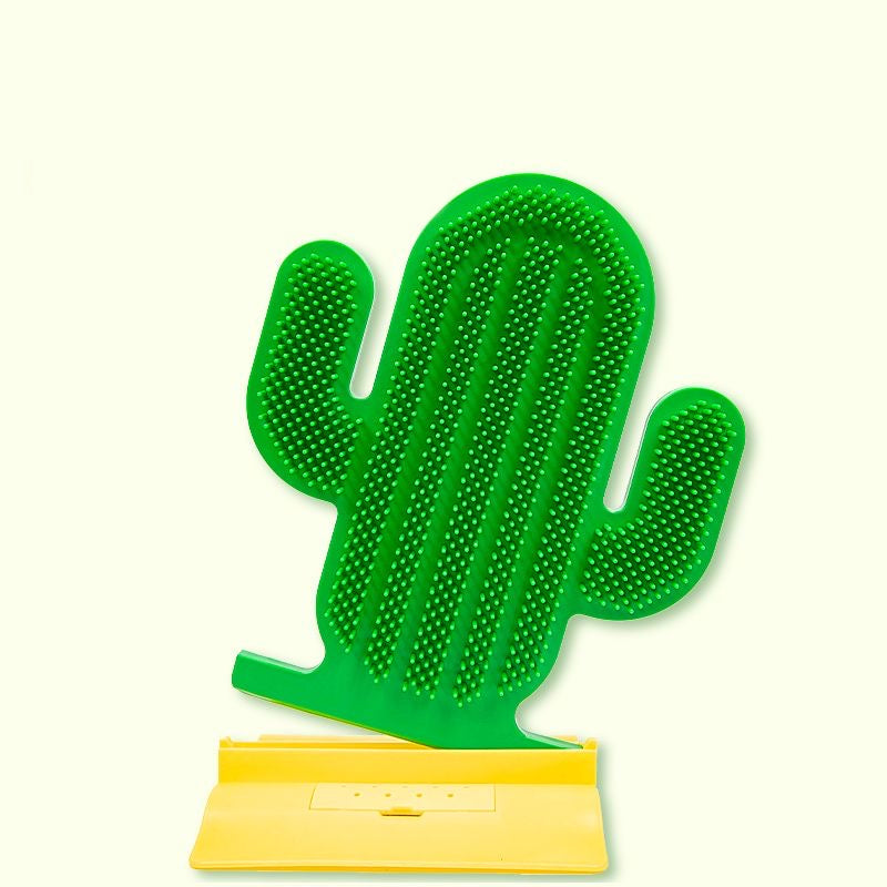 Cactus cat scratcher with Cat nip holder