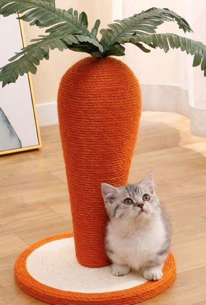 Carrot w/ mouse  2 in 1 Scratching and Ball Cat Toy