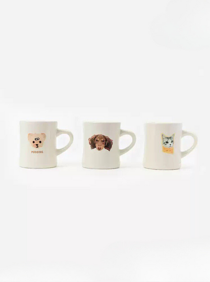 Custom Cartoon stylized Pet Mug