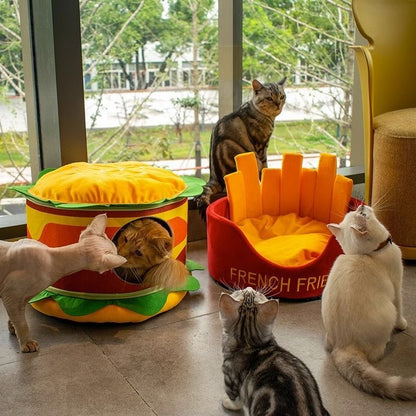 Burger/Fries pet bed