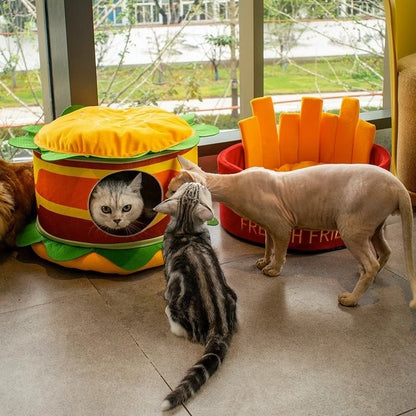 Burger/Fries pet bed