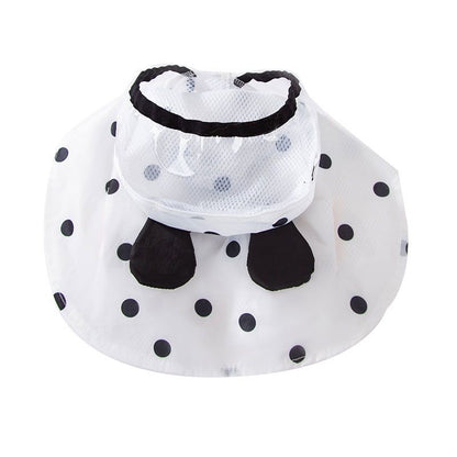 Cute Black and White Polka Dot small dog coat